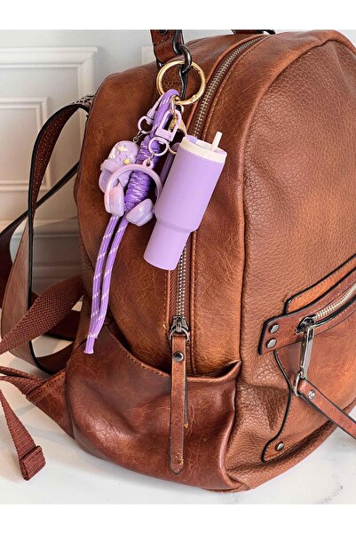 ROSSEV سلسلة مفاتيح تشارم مور على شكل ترمس - زينة للحقائب (موديل شبشب)