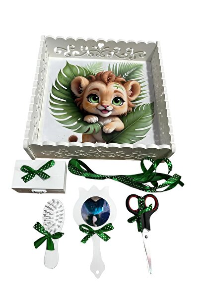 Inovius 6 Piece Mot Tray - The Lion King - TPM68 White with Green