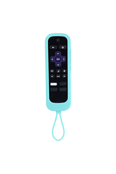 Choice Blue Silicone TV Remote Control Cover Dust Proof Glow in The Dark Lumi...