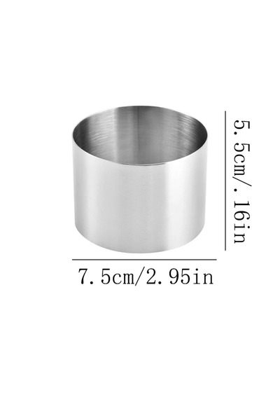 Choice Round Large size Cake Ring Mold Round Shape Stainless Steel Reusable D...