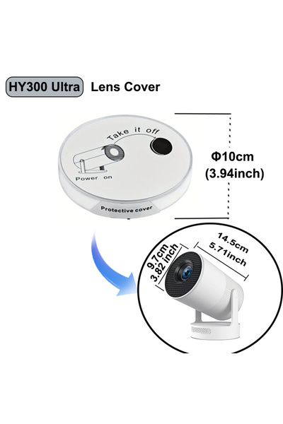 Choice HY300Ultra Cover DITONG HY300 Pro+ lens cover Protect the lens and pre...