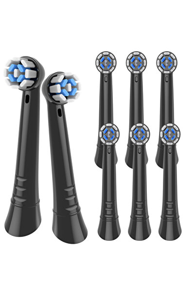 Choice3 رؤوس فرشاة أسنان بديلة سوداء - 8 قطع متوافقة مع فرشاة الأسنان الكهربا...