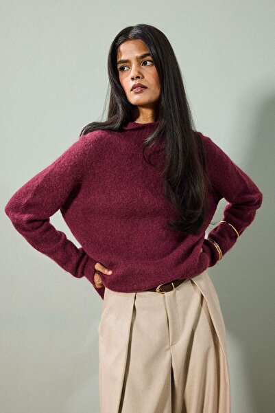 DeFacto Regular Fit Turtleneck Wool and Alpaca Wool Knitwear Sweater G6949Ax26Sp