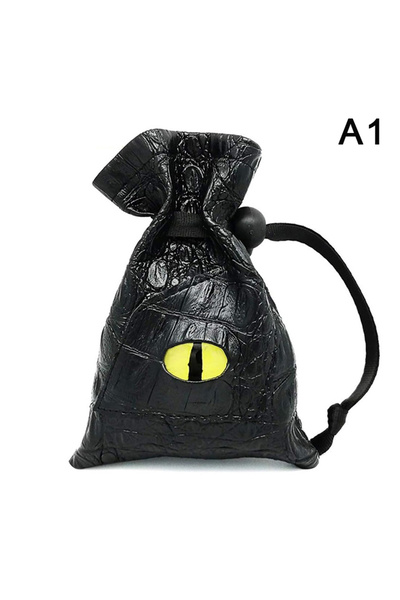 Choice A1 Drawstring Dice Bag PU Leather DND Dice Pouch Tarots Oracle Cards S...