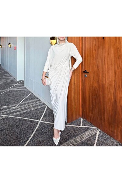 GK Sandy Fabric Covered Dress