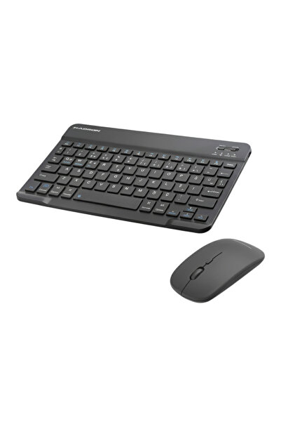 emrebilisim Kablosuz Klavye Mouse Set BT5.2 Kablosuz Şarjlı Klavye - Siyah HDX2508