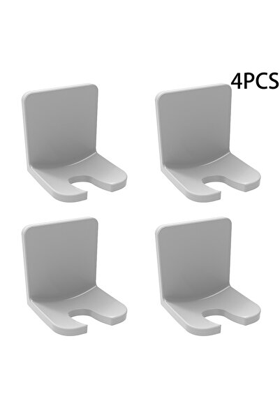 Choice White 4pcs Toothbrush Rack Dustproof Wall Mounted Electric Toothbrush ...