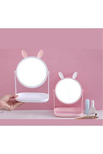 Tutku 3111 PLASTİK STANDLI TAVŞAN KULAKLI AYNA 22 x 6