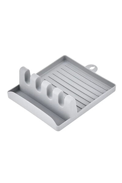 Choice حامل ملاعق وشوك وملاعق مسطحة للمطبخ - وسادة رف بلاستيكية مانعة للانزلا...