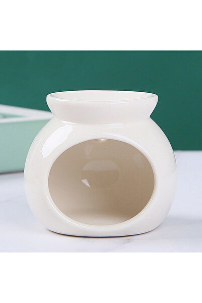 Choice White Porcelain Aroma Burner Essential Oil Furance Mini Candle Holder ...