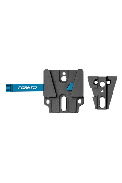 Choice Blue FOMITO CNC Aluminum V-Mount Base Station Quick Release Plate Arca...