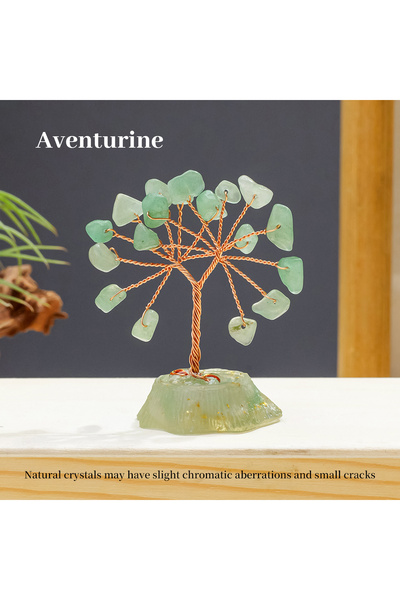 Choice aventurine 1PC 7 Chakra Healing Natural Stones Resin Healing Mini Crys...