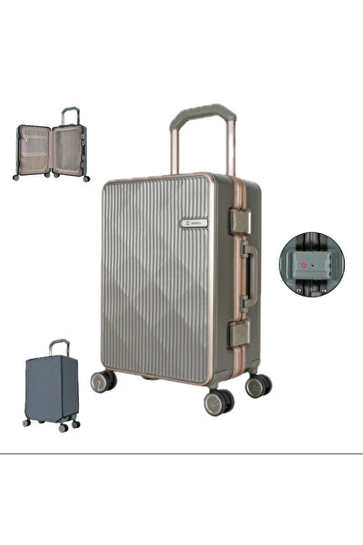 Assoda 20-inch airplane cabin bag, shatterproof with snap lock