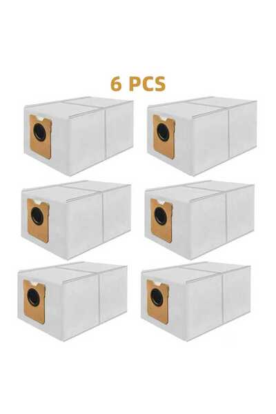 Choice 6 أكياس غبار C20 لمكنسة روبوتية eufy Omni C20 C10، سعة كبيرة 3.2 لتر