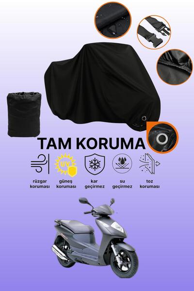 dokaca قماش دراجة نارية متوافق مع هوندا ديلان 150 متوافق مع القفل الأسود