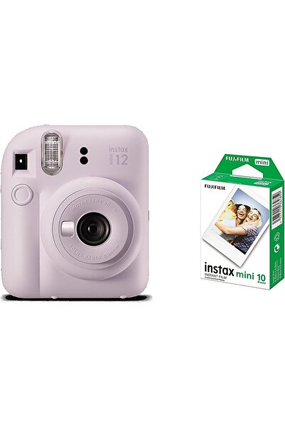 Generics Fujifilm Instax Mini 12 Instant Camera - Lilac Purple + 1 Pack Film