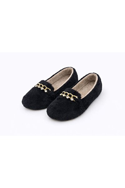 ekici shoes Peluş Taşlı Şık Ev Babeti