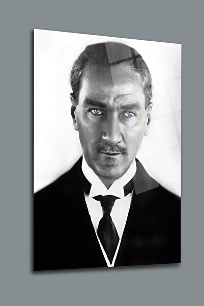 glassartdesign Ατατούρκ Γυάλινη Ζωγραφική-44