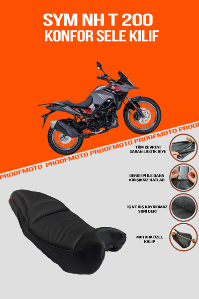 PROOFMOTO غطاء مقعد SYM NH T 200 كونفور