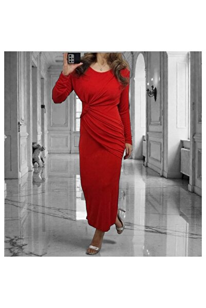 GLAMSI Women's dress made of elastic lurex, feminine cut