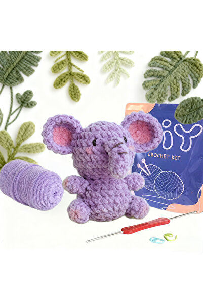 Choice 1pc YAMAXIN 1PC Elephant Crochet Kit for Beginners,Crocheting DIY Amig...