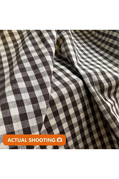 Choice Rod Pocket 100X130Cm Dark Khaki 1Pc Brown Plaid Curtains, Blackout Com...