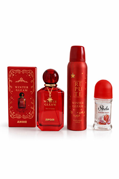 Angie Winter Gleam Özel Seri Edp Kadın Parfüm Seti 3'lü