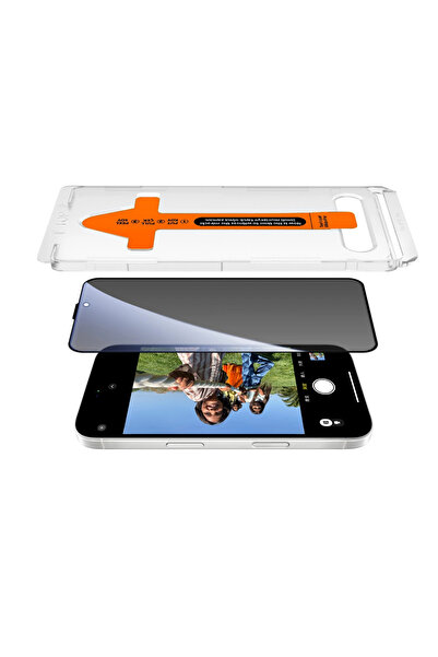 one depot only for quality life iPhone 17 Pro 2.5D Oliv Privacy Tempered Glas...