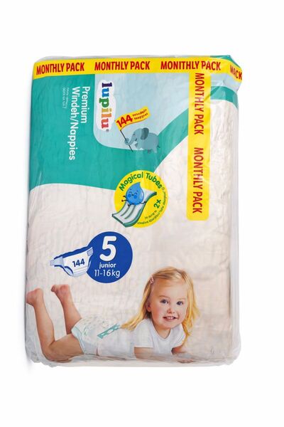 lupilu Scutece Soft & Dry, mărimea 5, Lupilu, 144 buc