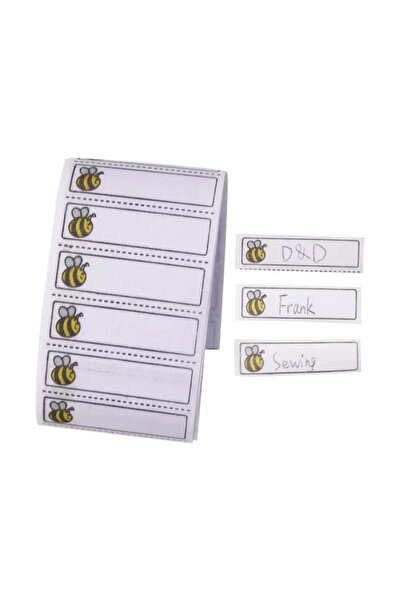 Choice 100 قطعة 100 قطعة/الحزمة ملصقات اسم قابلة للكي بنمط نحلة علامات قماش ا...