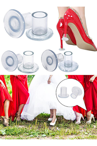 DMYRDH High Heel Protector Heel Stopper Stiletto Cap Covers for Women Wedding...