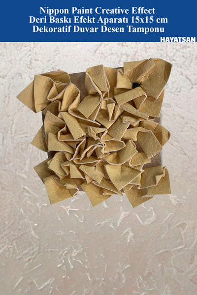 Nippon Paint Creative Effect Deri Baskı Efekt Aparatı 15x15 cm - Dekoratif Du...