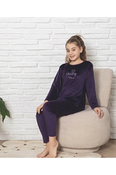 kalitekstil Çocuk kadife pjama takımı