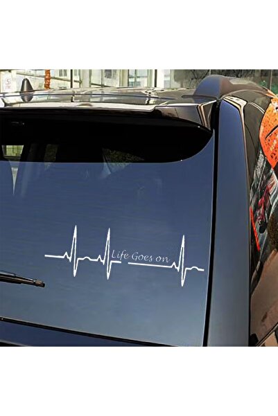 ÖZGÜL REKLAM Hayat Devam Ediyor Sticker Araba sticker / Motor Sticker / Lapto...