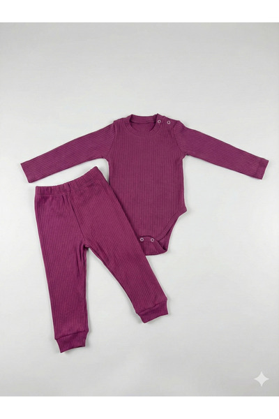 tinytrends 100% Cotton Bodysuit and Pants 2-Piece Set