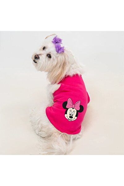 Buddy Store Kedi & Köpek Kıyafeti Giysileri Kıyafetleri - Baskılı Pembe Atlet...