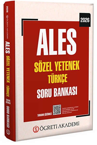 Öğreti Akademi 2026 ALES Sözel Yetenek Türkçe Tamamı Çözümlü Soru Bankası