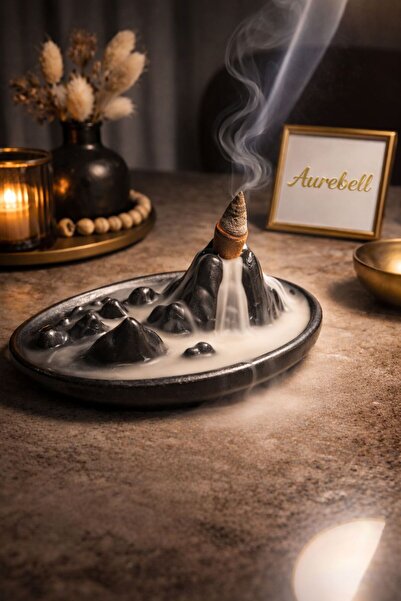 Samogu Aurebell Obsidyen Zirve Premium Geri Akış Tütsülük | Şelale Efektli Lü...