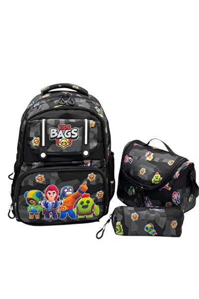 ms mixxstore Elementary School Bag with Waterproof Fabric Cover, Orthopedic B...