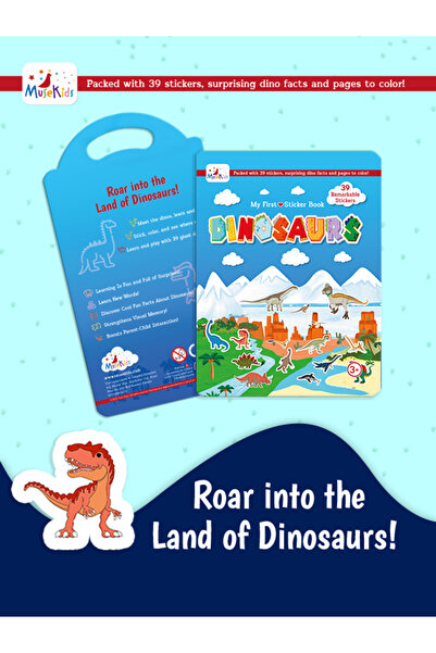 MuseKids Dinozor Sticker Kitabı