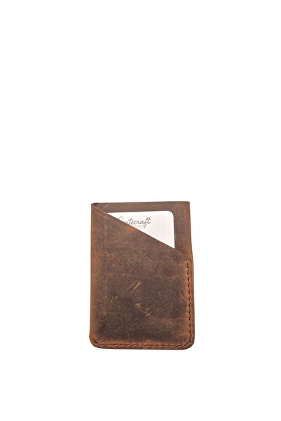 GENTE Gentecraft El Dikimi Unisex Genuine Leather Card Holder Gc100007Dcr