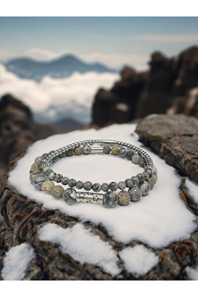 Crack Set 2 Bratari Barbati Zebra Jasper