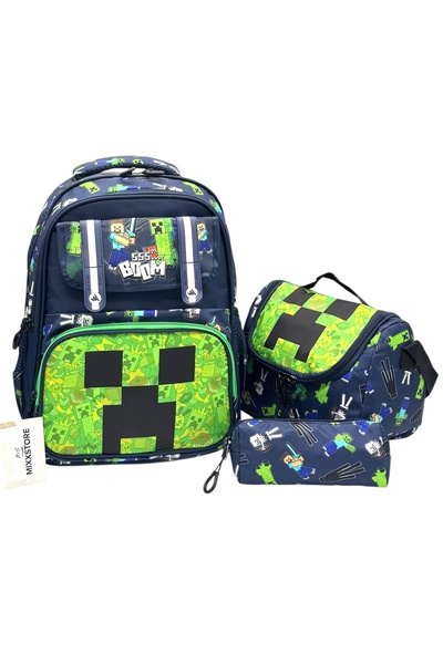 ms mixxstore Elementary School Bag with Waterproof Fabric Cover, Orthopedic B...