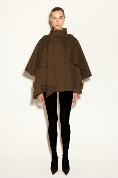 Herfetch Cape Jacket Oil Green