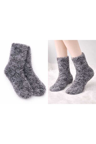 ANUK GRUP Peluş Kadın Çorap –Uyku çorabı- Yumuşak, Sıcak, Kışlık Hediye Seçen...
