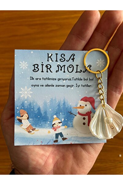 Poros Store Karne Hediyesi Tebrik Kartı Anahtarlık Dahil