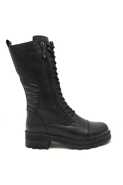 Pepita Kadın Postal Deri Bot Siyah SRLR8954