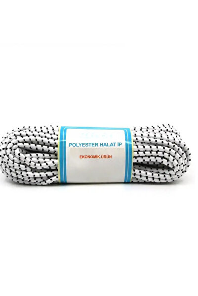 giffy Polyester 4mmX10m Halat İp Çok Amaçlı Bağlama İpi Dağcı Halatı Kamp Hal...