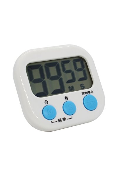 gaman Çince Dijital Mutfak Zamanlayıcı - LCD Ekranlı Dakika Saniye Ayarlı Kro...