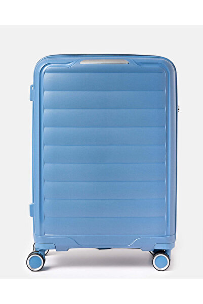 REDTAG حقيبة سفر زرقاء بعجلات (28 بوصة)